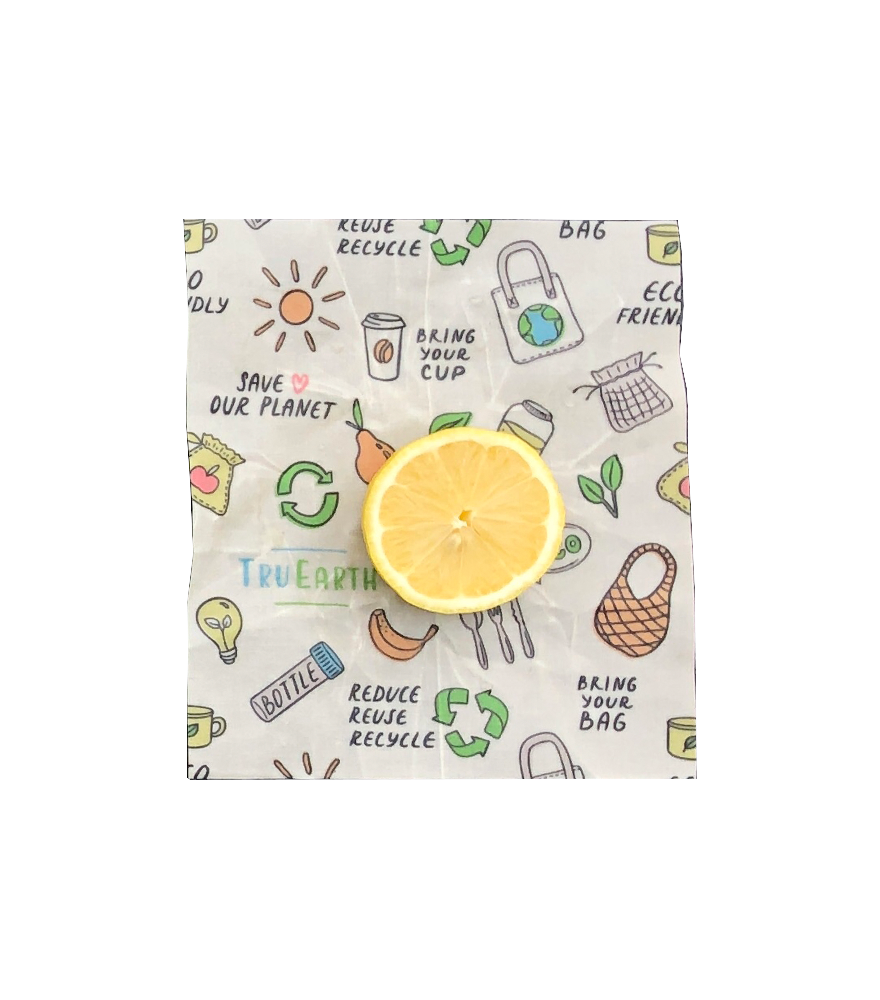 Reusable Beeswax Food Wraps from Tru Earth for Sustainable Zero-Waste Grocery Preservation
